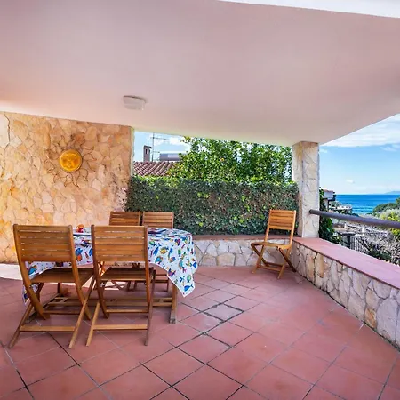 Guesthost - Florilla With Sea View Terrace 빌라