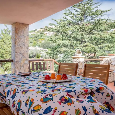 Villa Guesthost - Florilla With Sea View Terrace Geremèas